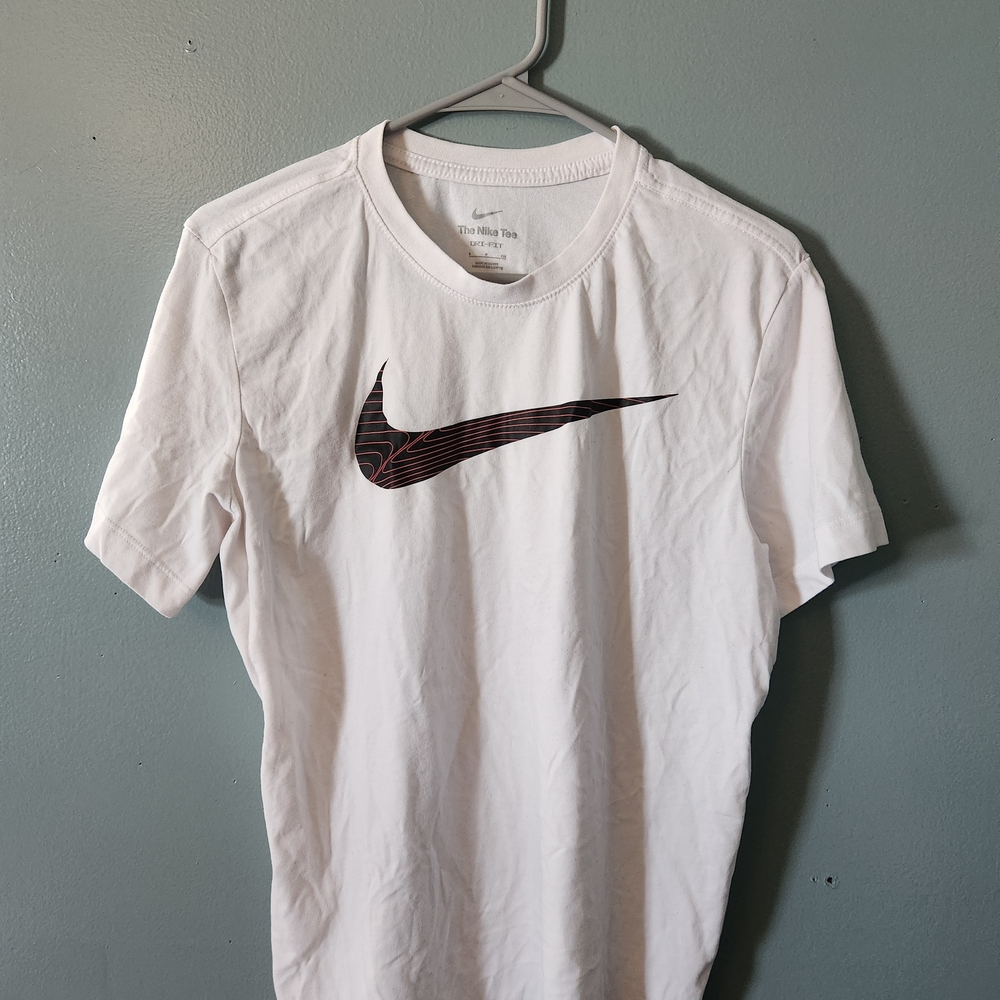 Nike White Logo T-Shirt